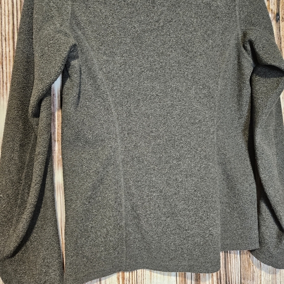 The north face women's grey fleece quater zip pullover jacket size small - Picture 4 of 8